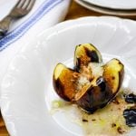 A plate of food on a table