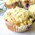 Food on a table, with Cornmeal and Muffin