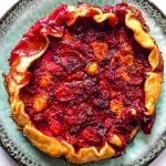 A pastry on a plate