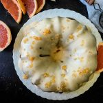 grapefruit cake and grapefruit slices