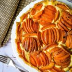 A close up of food on a plate, with Crostata and Cheese