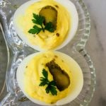 A deviled egg