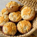 basket of muffins