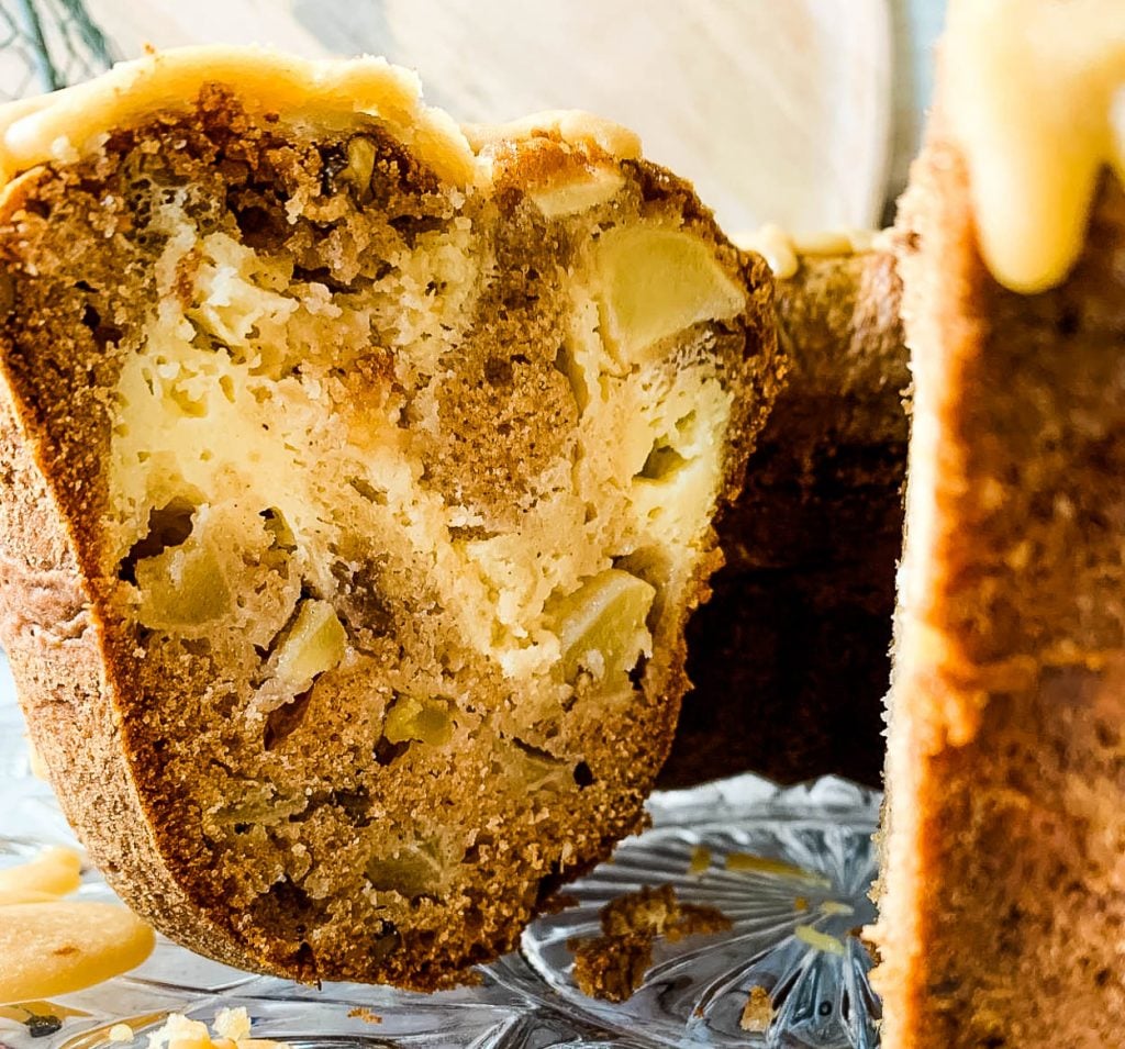 Apple Bundt Cake with Cream Cheese Swirl - Life In The Lofthouse