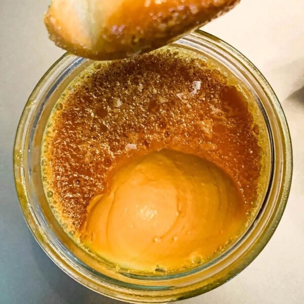 salted caramel custard