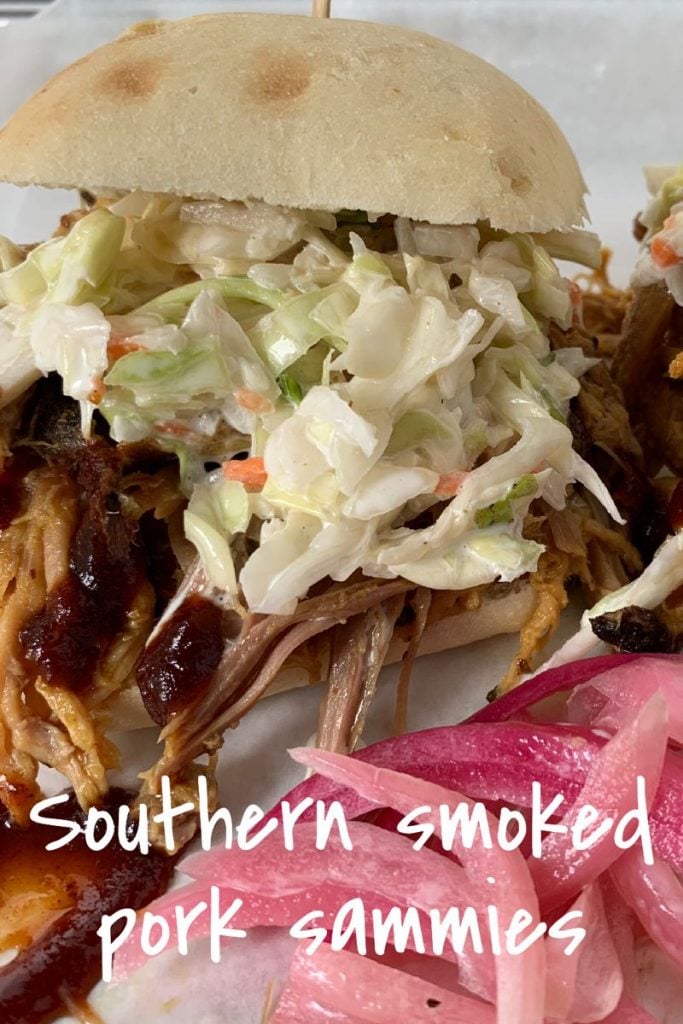 Smoked Carolina Pulled Pork Sandwiches » Not Entirely Average