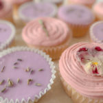 pink and purple cupcakes