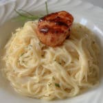 Pasta Rosemary Beurre Blanc And Bronzed Sea Scallop
