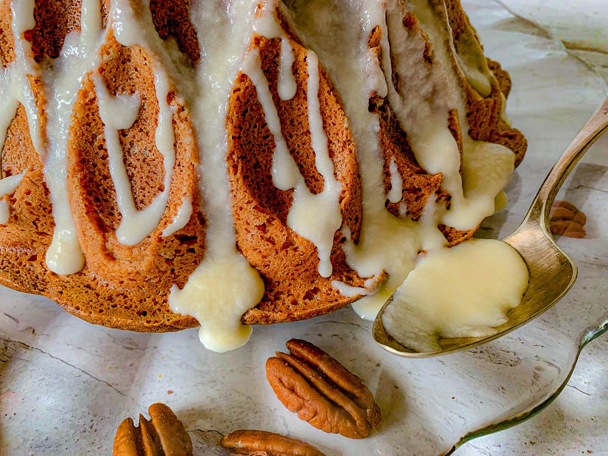 Cinnamon Swirl Toasted Pecan Bundt Cake Not Entirely Average