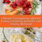 Pinterest pin image for turkey sandwich