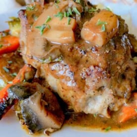 featured image for Skillet Turkey Meatloaves With Mushroom Gravy