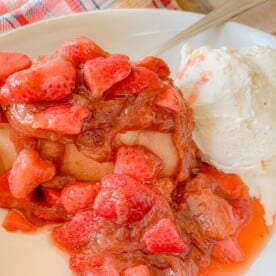 featured image 2 for Simple Strawberry Rhubarb Sauce recipe