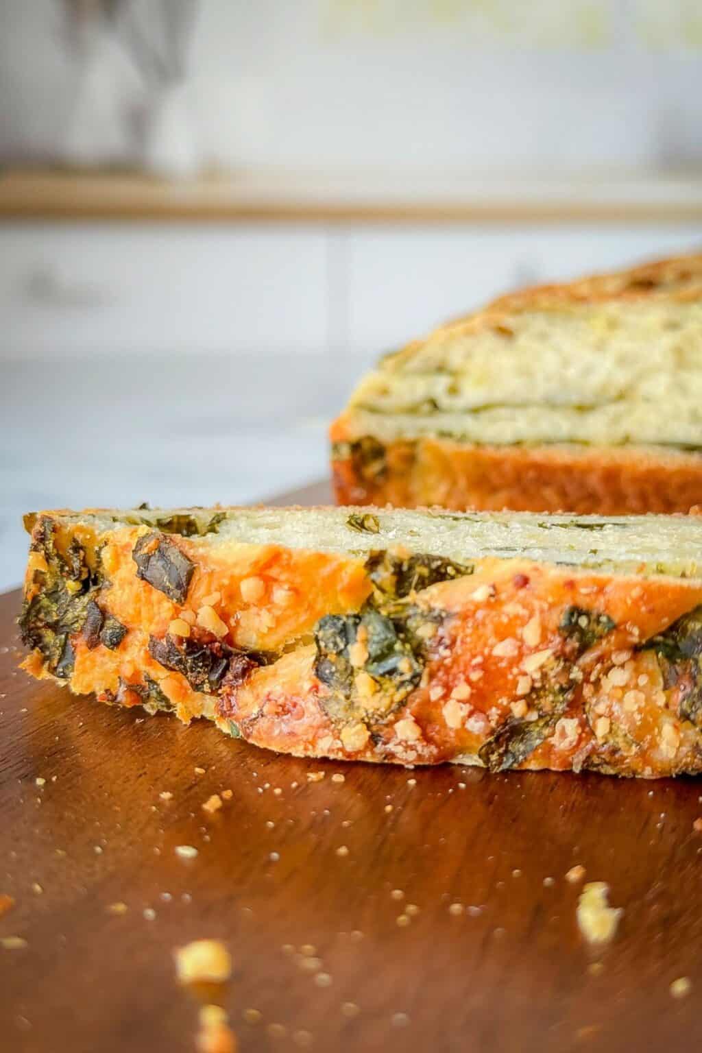 Cheese Bread Recipe with Spinach Pesto » Not Entirely Average, A